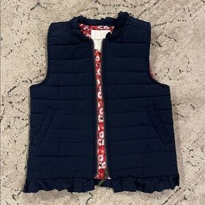 Copper Key Navy Blue Kids Vest